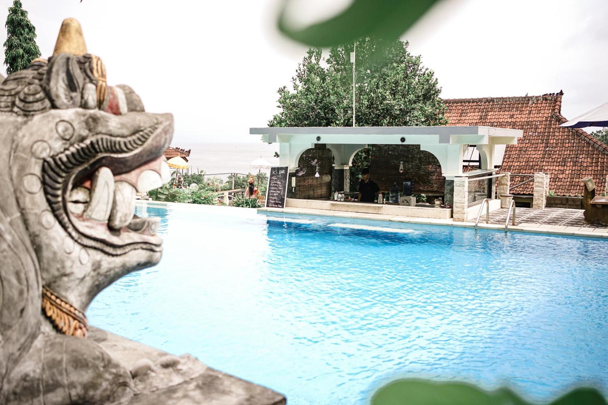 Amed Cafe & Hotel Kebun Wayan Eksteriør bilde